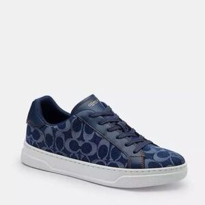 Coach Blue Denim Highline Sneaker Shoes